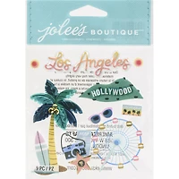 Jolee's Boutique Themed Embellishments 9/Pkg-LA Travel