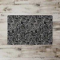 Sketched Leaf Pattern 27" x 18" Floor Mat