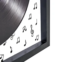 American Art Decor Framed Vinyl 15.75" x 15.75" Wall Clock 