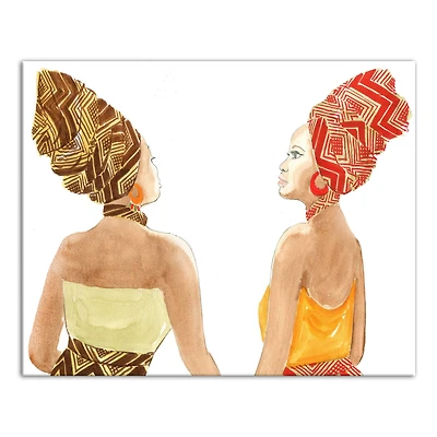 Women In Conversation 20" x 16" Canvas Wall Art
