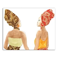 Women In Conversation 20" x 16" Canvas Wall Art