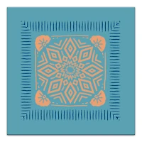 Bright Boho Bandana 20" x 20" Canvas Wall Art