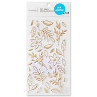 Gold Flower Puffy Stickers by Recollections™