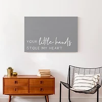 Little Hands 30" x 20" Canvas Wall Art