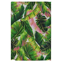 70" Green Palm Leaf Vinyl Table Cover by Ashland®