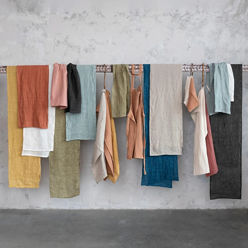 Hello Honey® 108" Stonewashed Linen Table Runner