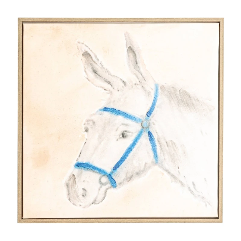 Hello Honey® 18" x 18" Donkey Wall Art