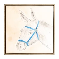 Hello Honey® 18" x 18" Donkey Wall Art