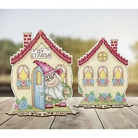 Crystal Art Plastic Canvas Counted Cross Stitch Kit Amulets Brownie