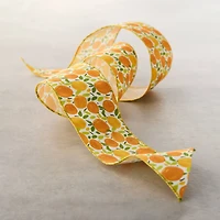 2.5" x 3yd. Wired Orange Print Ribbon by Celebrate It™ Classic
