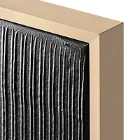 American Art Decor Shadows Over the Plains Framed Textured Print - 35" x 35"