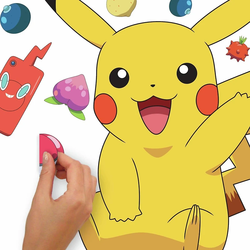 RoomMates Pikachu Peel & Stick Giant Wall Decal