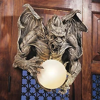 Design Toscano 17" Merciless the Gargoyle Lighted Wall Sculpture