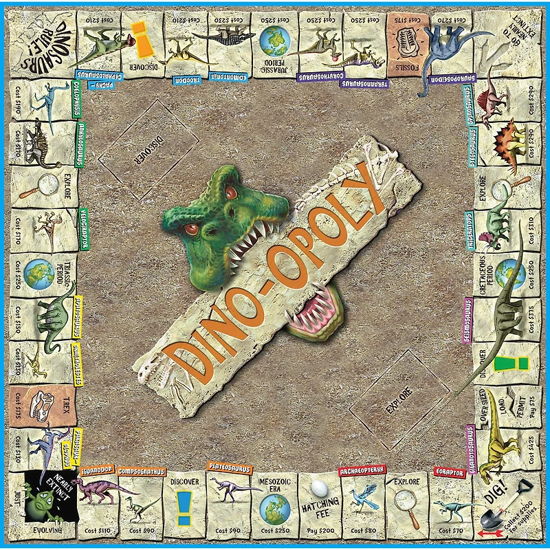 Late For The Sky Dino-Opoly™ Board Game