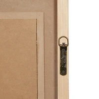 White Wood Farmhouse Wall Clock, 31" x 22" x 4"