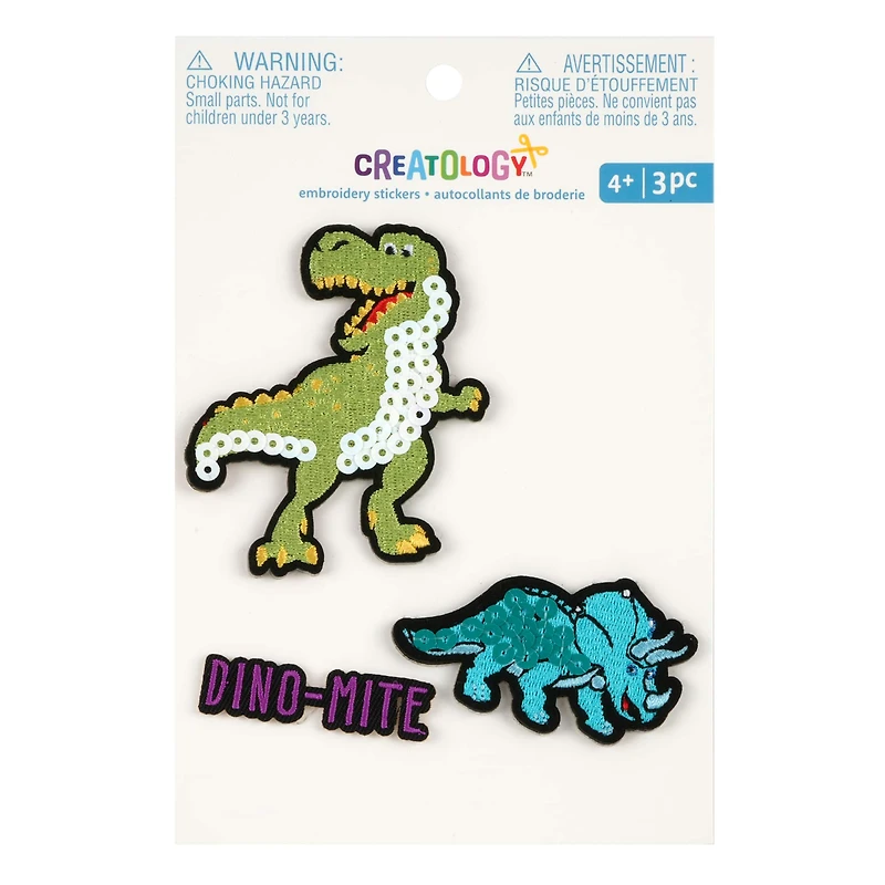 Dinosaur Embroidery Stickers by Creatology™