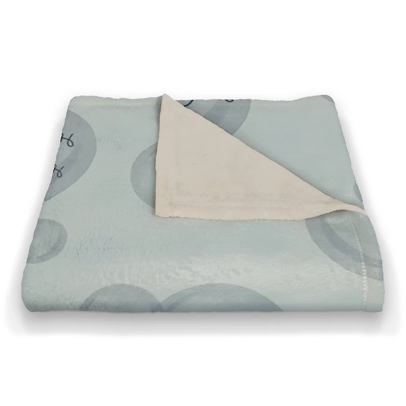 Turn Your Troubles Into Bubbles Coral Fleece Blanket