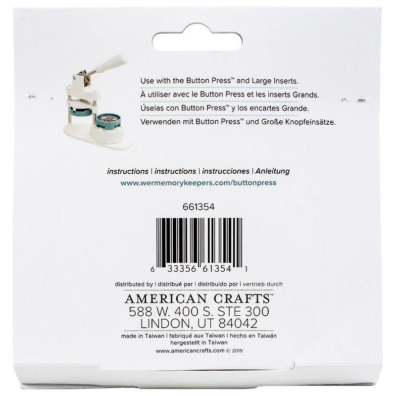 We R Memory Keepers® Button Press™ Rosette Kit, Makes 2