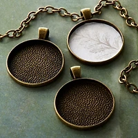 Found Objects™ Round Frame Charms by Bead Landing™