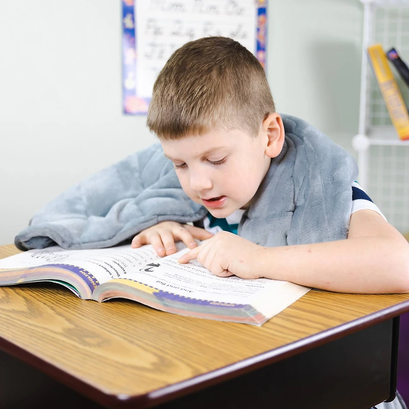 Bouncyband® 40" x 12" Sensory Weighted Dual Texture Shoulder Wrap for Kids