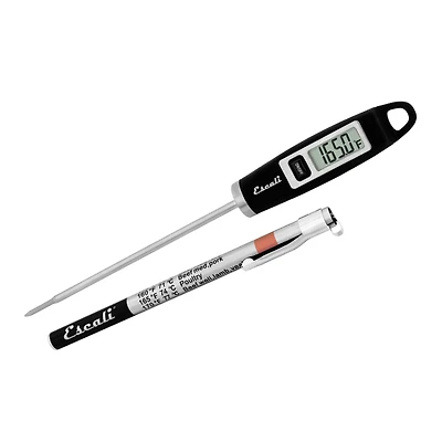 Escali Black Gourmet Digital Thermometer