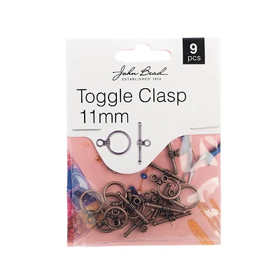 John Bead Must Have Findings 11mm Toggle Clasps