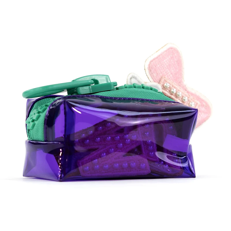 Everything Mary Purple & Teal Transparent Zipper Pouch