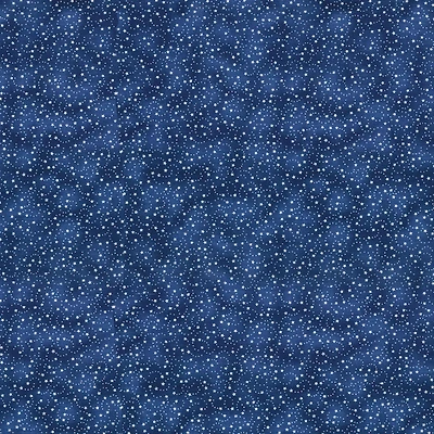 Fabric Traditions Navy Swirling Stars Cotton Fabric