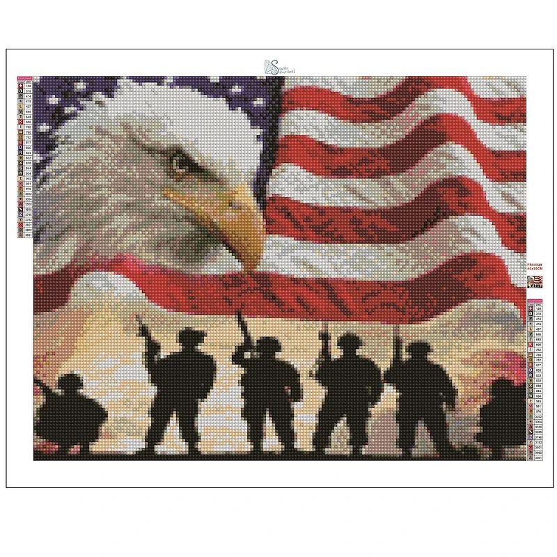 Sparkly Selections American Soldiers Diamond Painting Kit