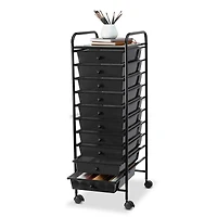 10 Drawer Rolling Cart by Simply Tidy