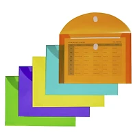 JAM Paper Poly XL Hook & Loop Closure Envelopes 8.5" x 11", 2 Packs of 10