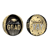 16" Stripes on Stripes Grad Foil Balloon