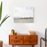 Soft Tree Line Landscape Canvas Wall Art