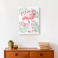 Pink Vibes Only 12" x 16" Canvas Wall Art