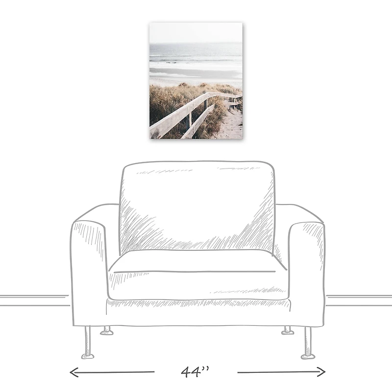 Beach Access Canvas Wall Art