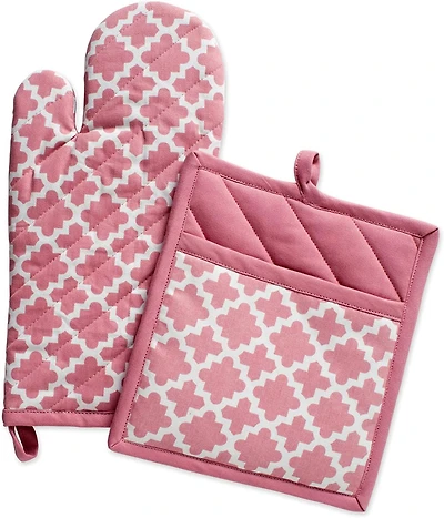 DII® Lattice Oven Mitt & Potholder Set