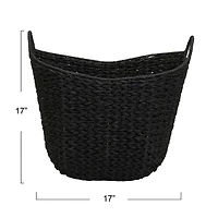 Household Essentials 17.5" Woven Paper Rope Basket with Handles