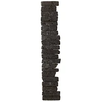 Black Natural Lava Stick Beads, 24mm by Bead Landing™
