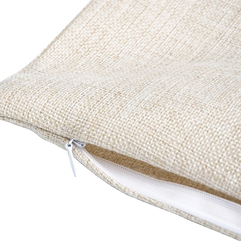 Craft Express Beige Linen-Like Pillow Covers, 4ct.