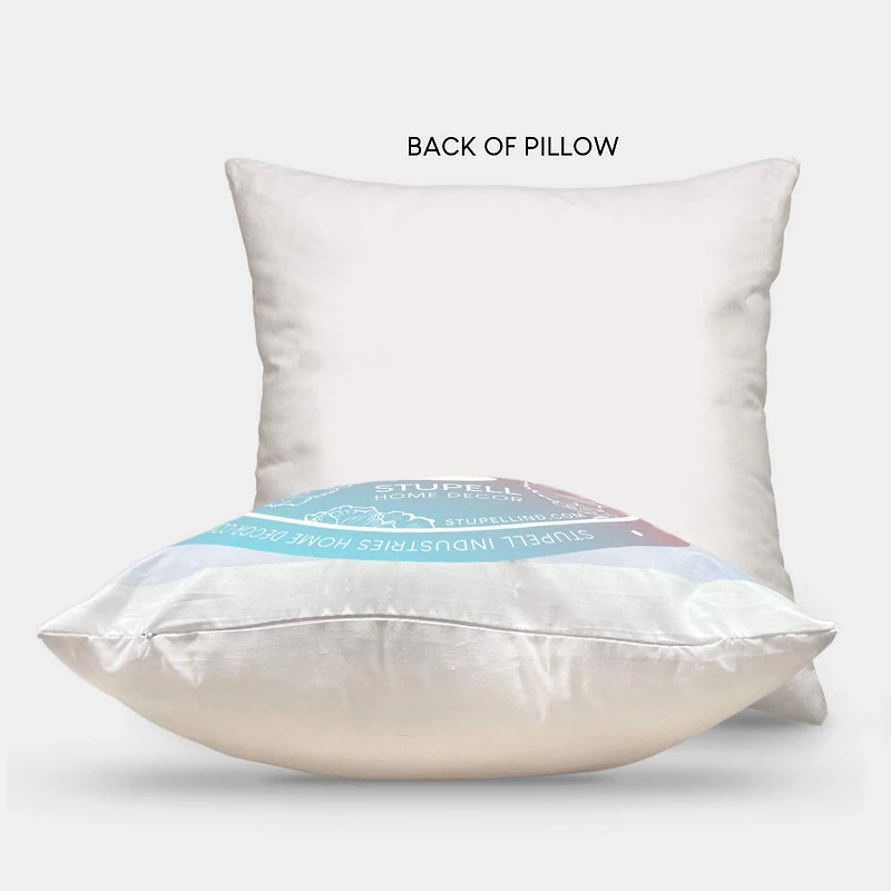 Stupell Industries Not Perfect Just Wonderful Inspirational Quote Throw Pillow, 18" x 18"