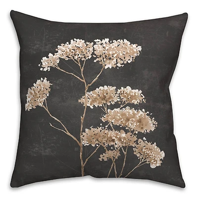 18" Botanical Watercolor Indoor/Outdoor Pillow
