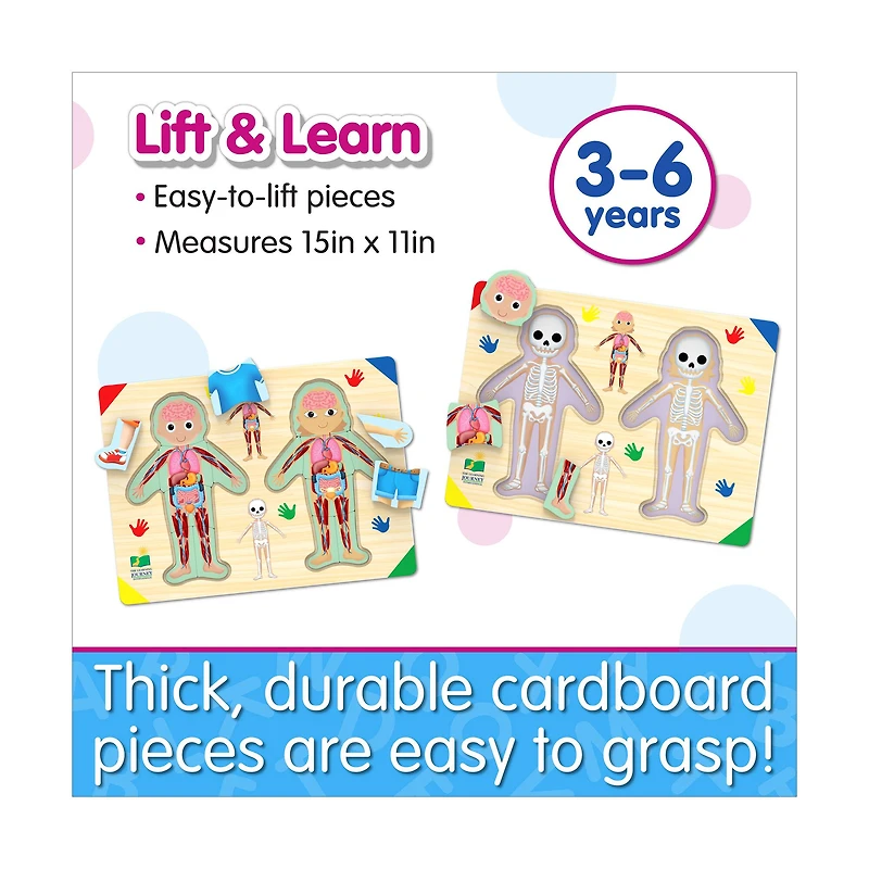 Lift & Learn Puzzle - Inside of Me: 28 Pcs