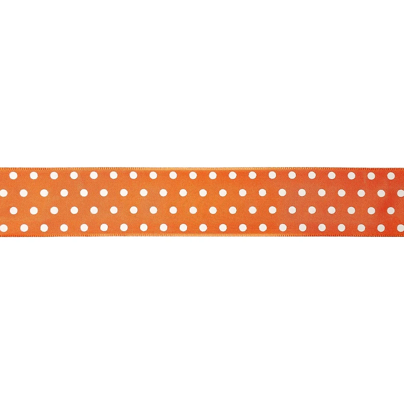 1.5" x 3yd. Sheer Wired Polka Dot Ribbon by Celebrate It