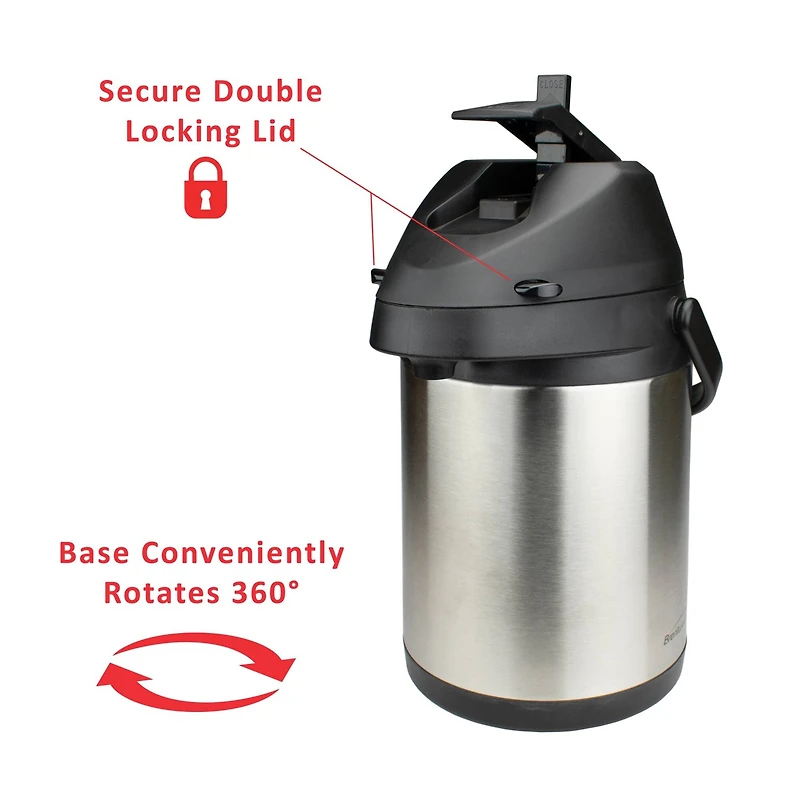 Brentwood Airpot Hot & Cold Drink Dispenser