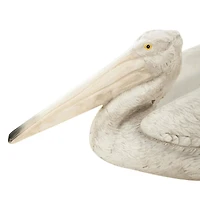 33" Light Gray Pelican Textured Planter