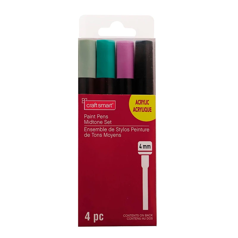 4mm Permanent Paint Pens Midtone Set by Craft Smart®