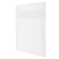 JAM Paper 6.5" x 6.5" Clear Translucent Vellum Envelopes, 25ct.