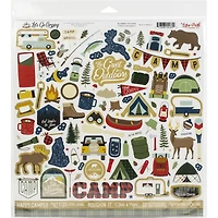 Echo Park™ Paper Co. Let's Go Camping Paper Craft Collection Kit, 12" x 12"
