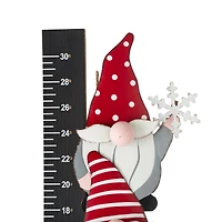 Glitzhome® 3ft. Lighted LED Gnome Snow Gauge Yard Stake