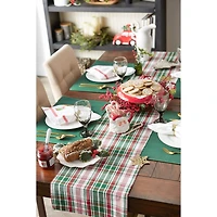 DII® 108" Yuletide Plaid Table Runner